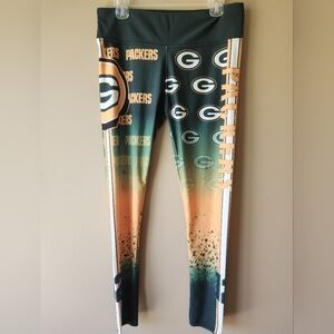 Green Bay Packers Women's Leggings Size L/XL (?)